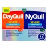 Vicks DayQuil & NyQuil Severe Cough, Cold & Flu Relief LiquiCaps, 72 ct.