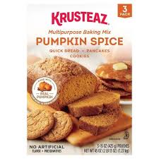 Krusteaz Pumpkin Spice Baking Mix, 45oz., 3pk.