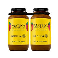 Mateo's Gourmet Medium Salsa, 23 oz., 2 pk.