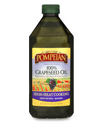 Pompeian 100% Grapeseed Oil For High-Heat Cooking, 68 fl. oz.