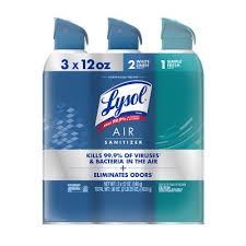 Lysol Air Sanitizer, White Linen and Simple Fresh, 3 ct., 36 oz.