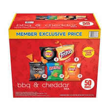 *Limited Time* Frito Lay BBQ and Cheddar Variety Pack Chips, 50 pk.