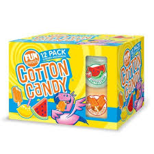 Fun Sweets Summer Cotton Candy Variety Pack, 2 oz.,12 pk.