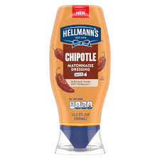 Hellmann's Mayonnaise Dressing Mild Chipotle for Tacos, Grilled Chicken Sandwiches & More, 3 ct./11.5 oz.