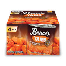 Bruce's Cut Yams, 29 oz., 4 pk.