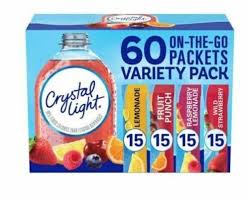 Crystal Light On-the-Go Variety Pack, 60 ct.