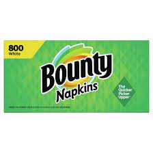 Bounty Quilted Paper Napkins, 800 ct. - White