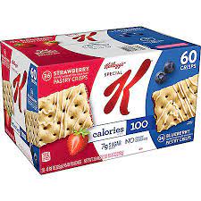 Kellogg's Special K Pastry Crisps, Strawberry and Blueberry (60 ct.)