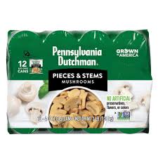 Pennsylvania Dutchman Mushroom Pieces and Stems, 12 pk./4 oz.