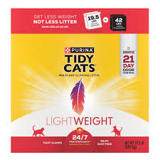 Purina Tidy Cats Multi-Cat Light Weight Clumping Cat Litter, 19.5 lbs.