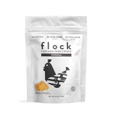 Flock Original Chicken Skin Crisps, 6.5 oz.