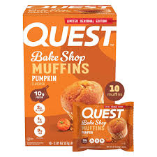 Quest Bake Shop 10g Protein Muffins, Pumpkin, 2.01 oz., 10 pk.