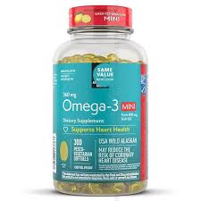 Member's Mark 360mg Omega-3 from Fish Oil MINI Softgels, 300 ct.