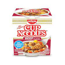 Nissin Cup Noodles, Beef Flavor (2.25 oz., 12 ct.)