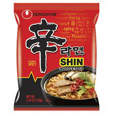 Nongshim Shin Ramyun Spicy Beef Ramen Noodle Soup (4.02 oz., 18 ct.)