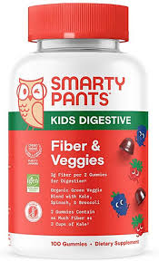 SmartyPants Kids Fiber & Veggies Gummies, 100 ct.