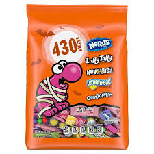 Nerds Classic Fun, Halloween Candy, Variety Mix Bag, 105.7 oz, 430 pcs.