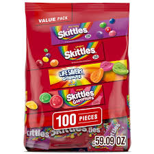 Skittles Gummies Fun Size Variety Candy, Party Size, 120 ct.