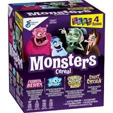 *Limited Time* Monsters Cereal, Variety Pack (38.9 oz., 4 pk.)