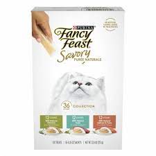 Purina Fancy Feast Savory Puree Pouches, Variety Pack (0.35 oz., 36 ct.)