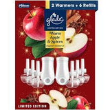 Glade PlugIns Scented Oil, 2 Warmers + 6 Refills (Choose Your Scent)