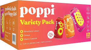 *Shipping Only* poppi Prebiotic Soda Variety Pack (12 fl. oz., 12 pk.)