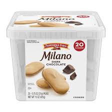 Pepperidge Farm Milano Cookies, Dark Chocolate, 2 Cookies Per Pack, 20 pk./0.75 oz.