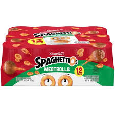 *Shipping Only* Campbell's SpaghettiOs Canned Pasta with Meatballs 15.6 oz., 12 pk.