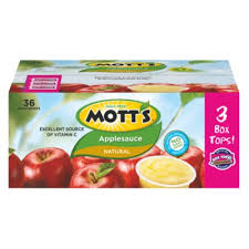 Mott's Natural Applesauce (3.9 oz. ea., 36 ct.)