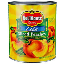 Del Monte Lite Sliced Peaches (105 oz.)