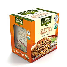 Seeds of Change Certified Organic Quinoa and Brown Rice with Garlic (8.5 oz., 6 pk.)