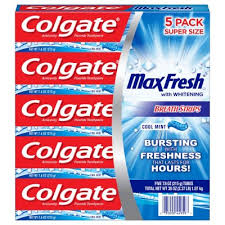 Colgate MaxFresh Toothpaste, Cool Mint (7.6 oz., 5 pk.)