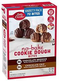 Betty Crocker No-Bake Cookie Dough Bites, Variety Pack (48 oz.)