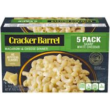 Cracker Barrel Macaroni & Cheese Boxes, White Cheddar (14 oz., 5 pk.)
