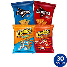 Doritos and Cheetos Mix Snacks Variety Pack (30 pk.)