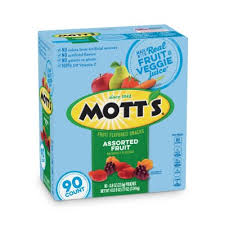 Mott's Medleys Assorted Fruit Snacks, Gluten Free (0.8 oz., 90 ct.)