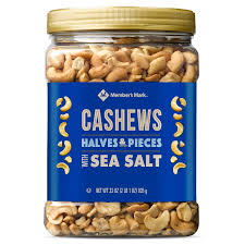 Member's Mark Cashew Halves and Pieces with Sea Salt (33oz)