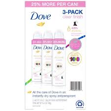 Dove Women's Invisible Dry Spray Antiperspirant Deodorant (4.8 oz., 3 pk.)