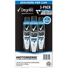 Degree for Men Antiperspirant Deodorant Dry Spray, Black + White (4.8 oz., 3 pk.)