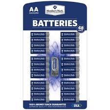 Member's Mark Alkaline AA Batteries, 48 Pack