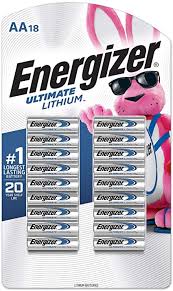 Energizer Ultimate Lithium AA, 18-Pack