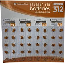 Members Mark Hearing Aid Batteries, Size 312 (40 ct.)