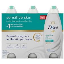 Dove Nourishing Body Wash, Sensitive Skin (24 fl. oz., 3 pk.)