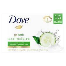 Dove Go Fresh Cool Moisture Beauty Bar (3.75 oz., 16 ct.)