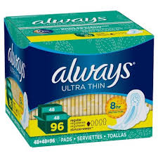 Always Ultra Thin Regular Pads with Wings (96 ct.)