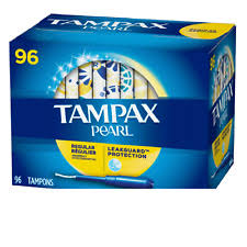 Tampax Pearl Unscented Tampons, Regular (96 ct.)