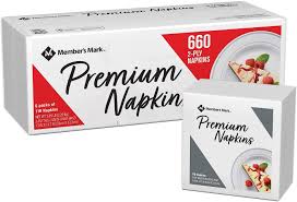 Member's Mark 2-Ply Everyday Premium White Napkins (660 ct.)