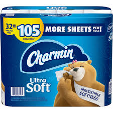 Charmin Ultra Soft Toilet Paper Super Plus Rolls (201 sheets/roll, 32 rolls)