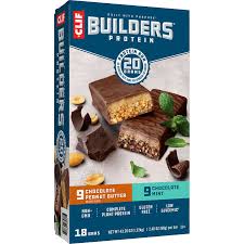 CLIF Builders 20g Protein Bar, Variety Pack (2.4 oz.,18 ct.)