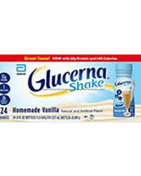 Glucerna Diabetes Nutritional Shake with 12g Protein, To Help Manage Blood Sugar, Homemade Vanilla (8 oz., 24 ct.)